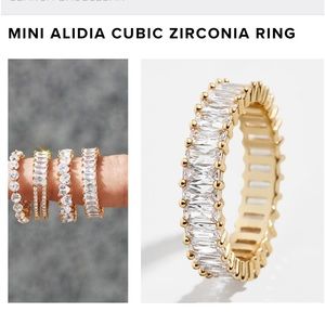 MINI ALIDIA CUBIC ZIRCONIA RING- bauble bar